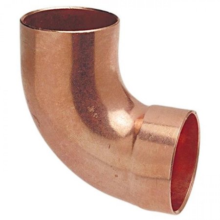 AMERICAN IMAGINATIONS 0.5 in. x 0.5 in. Copper Fitting 90 Elbow - Wrot AI-35309